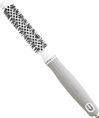 Immagine prodotto di Olivia Garden Expert Blowout Shine Spazzola rotonda bianca e grigia 15 mm per capelli