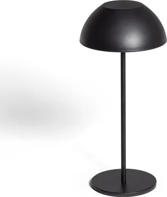 Produktbild von LED Tischlampe Tragbar Außen mit Batterie USB wiederaufladbar Metall Mugla Schwarz