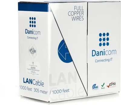 Produktbild von DANICOM CAT6 UTP 305m Starrleiter - LSZH (B2ca)