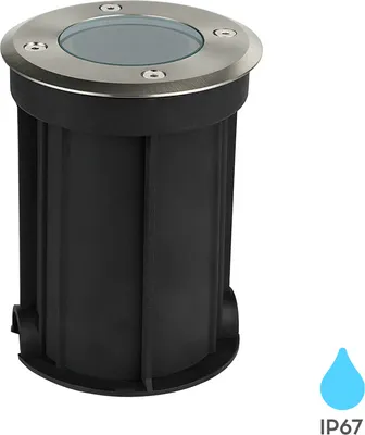 Produktbild von Braytron LED Bodeneinbaustrahler Max.1×35W Nickle Aluminium-304SS IP67
