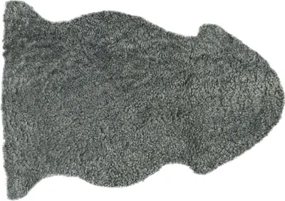 Produktbild von Heitmann Felle Premium Lammfell "Curly"  Farbe Grau, geschoren, Länge ca. 100 cm 860GR