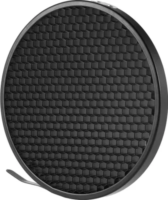 Produktbild von Andoer 7-Zoll-Standardreflektor-Diffusor-Lampenschirmschale mit 60°-Wabengitter für Bowens Mount Studio Strobe Flash Light Speedlite