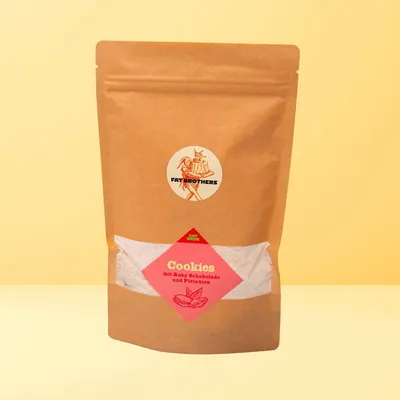 Produktbild von Cookies mit Ruby Schokolade und Pistazien Backmischung