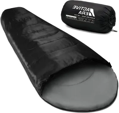 Produktbild von Famanu Schlafsack 1-Personen leicht - Mumienschlafsack für Outdoor Camping - Sommer Schlafsack - 210 x 80 x 50 cm