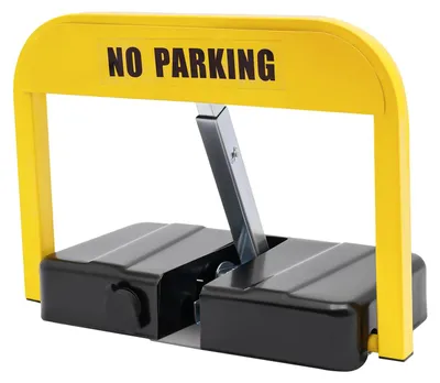 Image de Système d'aide au stationnement pour garage - Barrière de parking électrique - Barrière de sécurité à 3 bras - Verrouillage de sécurité pour l'entrée - Protection de la place de parking