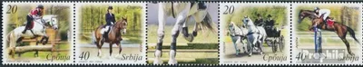 Produktbild von Briefmarken Serbien 2007 Mi 206-209 Fünferstreifen (kompl.Ausg.) postfrisch Pferdesport