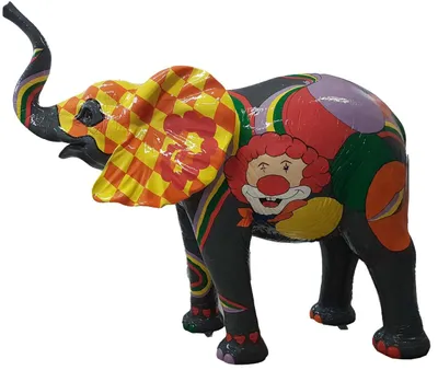 Produktbild von Abstrakte Deko Figur Statue Skulptur 160cm Figuren Statuen Skulpturen Elefant