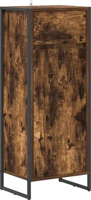 Image de vidaXL Armoire de salle de bain Raucharbe 40 x 30 x 100 cm Bois composite