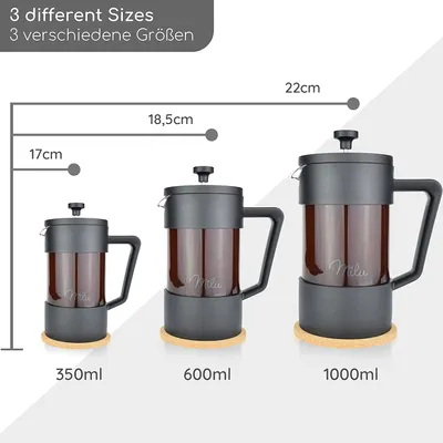 Immagine prodotto di Milu 5077 Milu French Press Kaffeebereiter