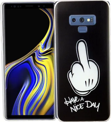 Produktbild von Samsung Galaxy Note 9 Handy Hülle Schutz-Case Cover Bumper Have a nice day