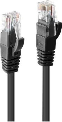 Produktbild von LINDY Patchkabel Cat6 U/UTP schwarz 5.00m