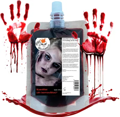 Produktbild von Kunstblut 100ml im Beutel abwaschbar