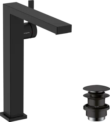 Image de hansgrohe Tecturis E Fine Mitigeur monocommandé pour lavabo 240, saillie 197mm, avec vidage Push-Open, CoolStart, EcoSmart+, 73070670