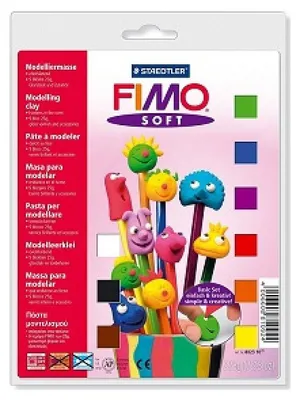 Image de STAEDTLER® 8023, lot de 10 pâtes à modeler FIMO soft Basic