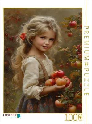 Produktbild von CALVENDO Puzzle Herbstlicher Apfelschatz | 1000 Teile Lege-Größe 64x48cm Foto-Puzzle für glückliche Stunden