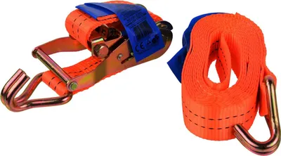 Immagine prodotto di Cinghia a cricchetto, cinghia di ancoraggio con tenditore a cricchetto e gancio, cinghia fissaggio 35 mm × 4 m a cricchetto, fino a 2000 kg