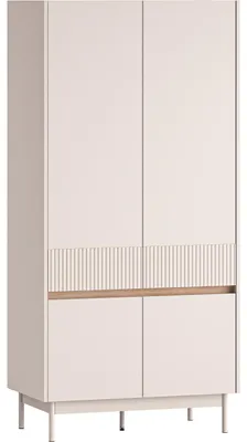 Produktbild von Kleiderschrank ERMITE 01 kaschmir / cremona eiche