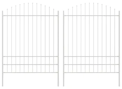 Obrázok produktu pre vidaXL Plot do záhrady WOERDEN, 2 kusy, 170 x 225 cm, biela farba
