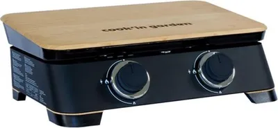Produktbild von Dune 60 - 2 Brenner 4000 W - emaillierte Gusseisenplatte - L56,5 x P36,5 cm - Cook In Garden