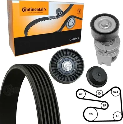 Produktbild von Continental Keilrippenriemensatz für Audi A1 A3 Seat Altea Skoda Yeti VW Jetta 3 Passat
