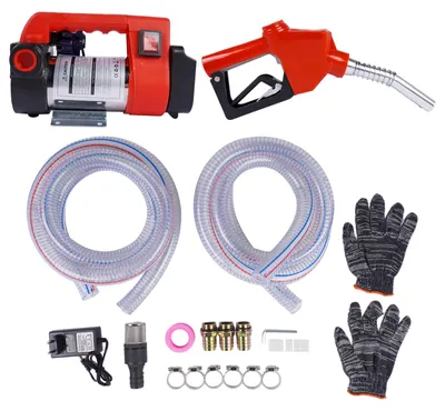 Zdjęcie produktu dla Pompa elektryczna do paliwa - pompa do przelewania oleju napędowego - 21 V - 260 W - 45 l/min - Maksymalna wysokość ssania: 5 m - Wysokość podnoszenia: 10 m - Automatyczne wyłączanie