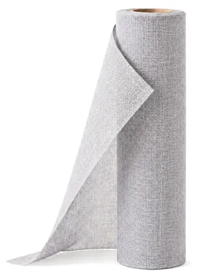 Produktbild von G.schmückt Tischband Jute-Leinen-Optik, Tischläufer auf Rolle zuschneidbar, schmale Tischdecke, Tischdeko Basis für Feste, Grau 6m x 30cm