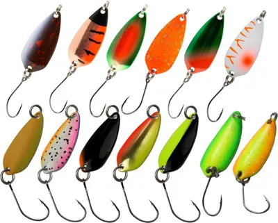 Produktbild von FTM Spoon Wasp 2,9cm 2,5g - Forellenblinker, Farbe:weiß/blau