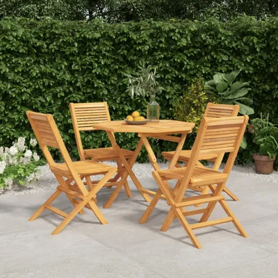 Productafbeelding van Maison Exclusive - Tuinset voor 5 personen, massief teakhout