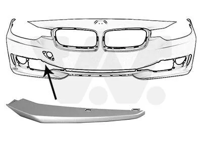 Produktbild von VAN WEZEL 0670582 Stoßstangen-Abdeckung Vorne Rechts für BMW 3 Touring (F31) 3 Limousine (F30, F80)