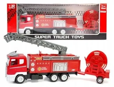 Produktbild von Kathay-Haster Y-666 Feuerwehr mit Friktionsantrieb und Hubsteiger