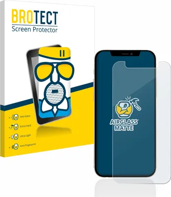 Produktbild von BROTECT Entspiegelungs Schutzglas für Apple iPhone 12 mini Schutzfolie Panzer Folie Glas Display Schutz matt