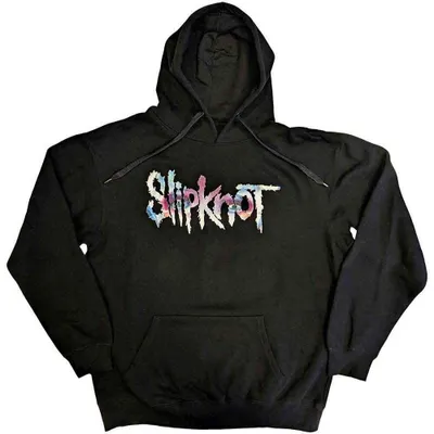 Immagine prodotto di Slipknot Felpa con cappuccio unisex: Logo dell'occhio (stampa posteriore), medio, nero