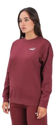 Obrázek produktu pro Dívčí mikina PUMA Small No. 1 Logo Relaxed Crew, barva Rubinschimmer, velikost 158 EU