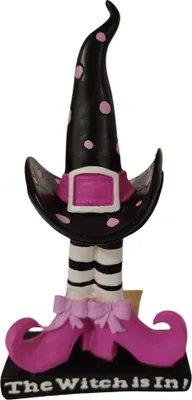 Obrázek produktu pro Halloweenská dekorace 22 x 11 x 7 cm Čarodějnice
