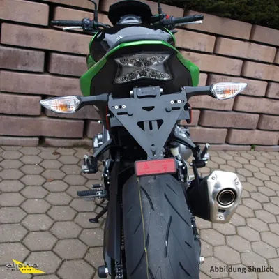 Produktbild von alpha Technik Kennzeichenhalter Kawasaki Z900/ABS, ZR900B für Z900 ZR900DA2 EURO4