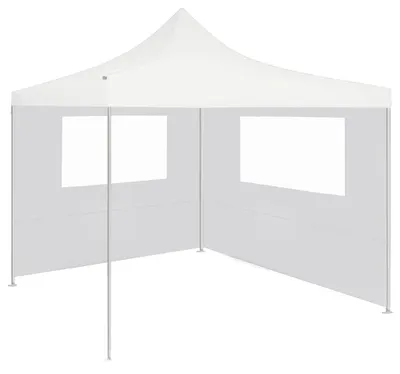 Obrázok produktu pre vidaXL Pavilón Bočná stena s oknami 4x2 m biela