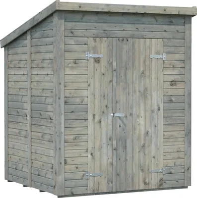 Produktbild von Palmako Gerätehaus Leif 3,0 m² - 16 mm Grau tauchimprägniert