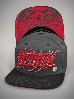 Produktbild von Hyraw Snapback Cap - Blood & Bones