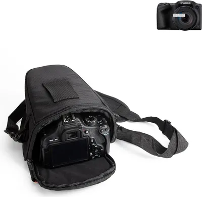 Produktbild von K-S-Trade Kameratasche Fototasche Schultertasche Umhängetasche kompatibel mit Canon PowerShot SX430 IS Colt  für Systemkameras Schutzhülle bag