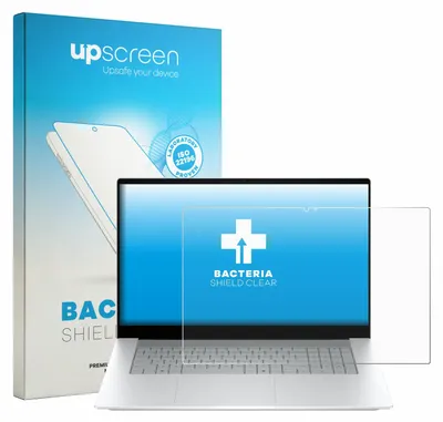 Produktbild von upscreen Schutzfolie für HP OmniBook X 17-de0776ngx Displayschutz Displayschutzfolie Folie Klar antibakteriell