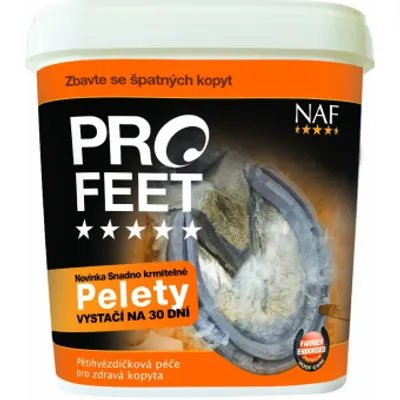Produktbild von Pro Feet Pellets für gesunde Hufe mit Biotin