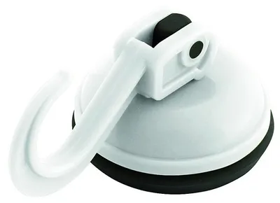 Produktbild von Eurotrail Haken mit Saugnapf ETKW8005-0400 2er-Set anthrazit belastbar bis 2 kg