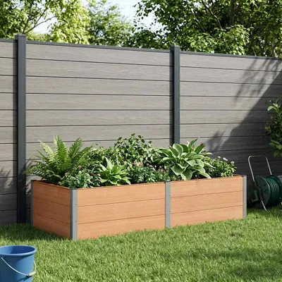 Image de Maison Exclusive - Potager surélevé marron 250 x 100 x 54 cm