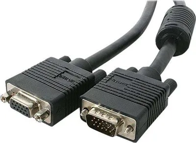 Obrázek produktu pro StarTech.com 15m VGA, 15 m, VGA (D-Sub), VGA (D-Sub), Samec, Samice, Černá