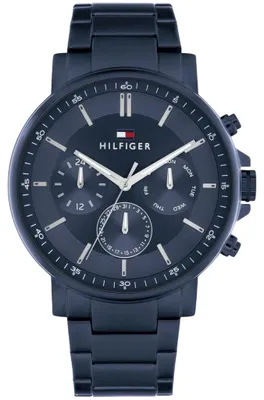 Produktbild von Tommy Hilfiger Tyson Multifunktionsuhr Blau Edelstahl 1710705