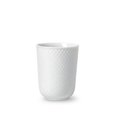 Produktbild von Lyngby Porcelæn - Rhombe Becher 33 cl, weiß
