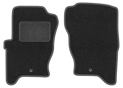 Immagine prodotto di Tappetini anteriori in moquette per Land Rover Discovery III 2004-2011 (SUV) – 2 pezzi, grigio grafite, su misura – Wielganizator LUX