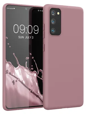 Produktbild von kwmobile Handyhülle für Samsung Galaxy S20 FE Hülle - TPU Case - Kabelloses Laden - Schutzhülle Cover in Altrosa matt
