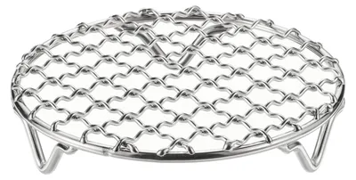 Rundes Grillrost 4,7 Zoll Edelstahl 304 mit 20 mm Füßen