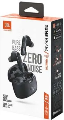 Produktbild von JBL Tune Beam Kopfhörer True Wireless Stereo (TWS) im Ohr Anrufe/Musik USB Typ-C Bluetooth Schwarz